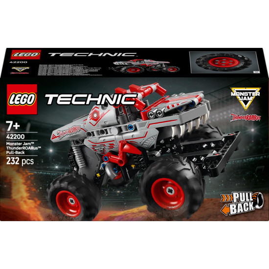 LEGO TECHNIC Monster Jam™ ThunderROARus™ s natahovacím motorem