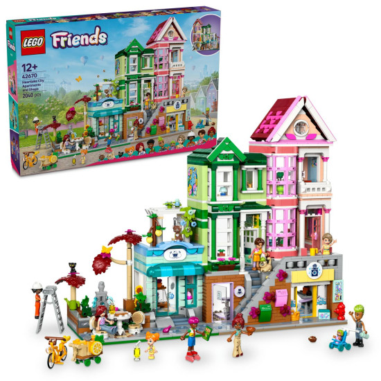 LEGO Friends Apartmány a obchody v městečku Heartlake