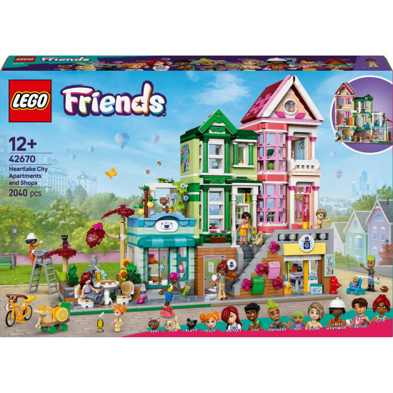 LEGO Friends Apartmány a obchody v městečku Heartlake