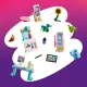 LEGO Friends 42697 Kreativní kufřík a domeček pro panenky