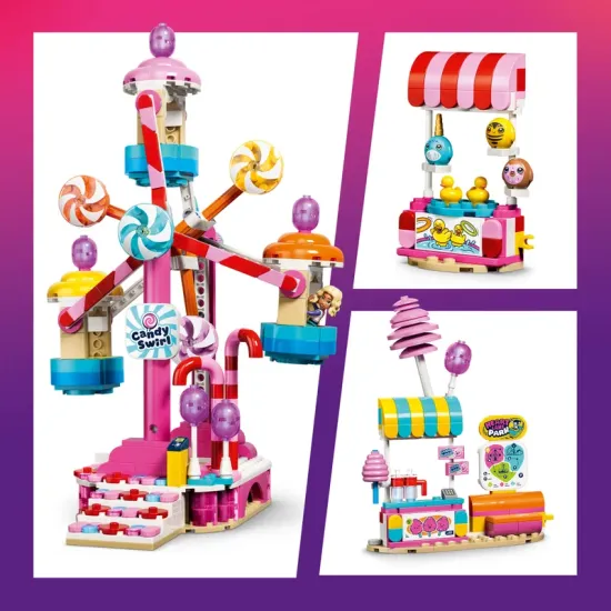 LEGO Friends 42700 Kolotoč se sladkostmi a cupcaky