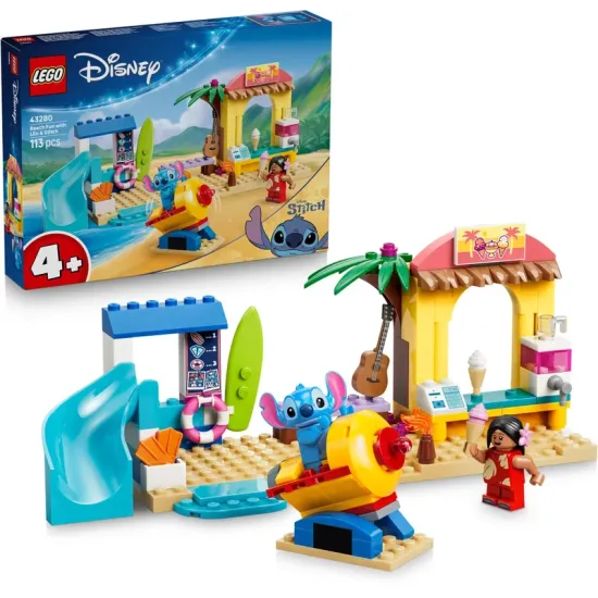 LEGO Disney 43280 Zábava na pláži s Lilo a Stitchem