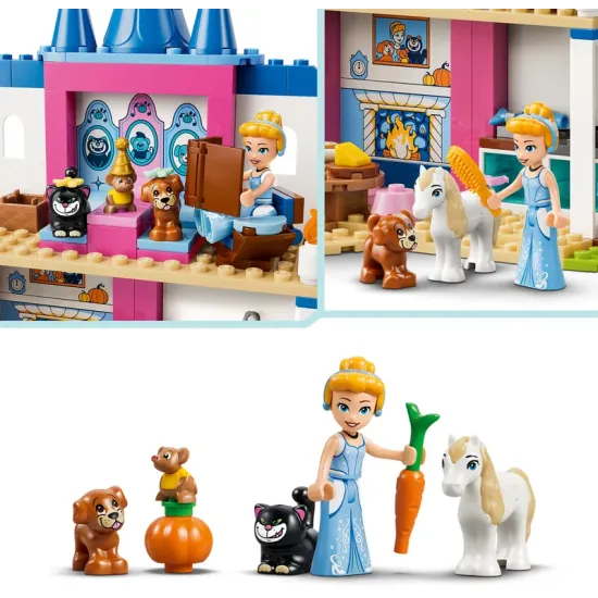 LEGO Disney 43283 Popelčin zámek se zvířátky