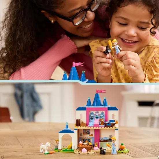 LEGO Disney 43283 Popelčin zámek se zvířátky