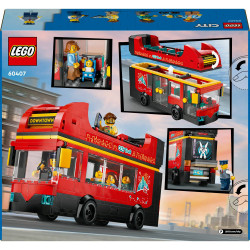 LEGO City Červený dvoupodlažní vyhlídkový autobus