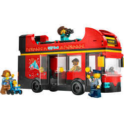 LEGO City Červený dvoupodlažní vyhlídkový autobus