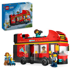 LEGO City Červený dvoupodlažní vyhlídkový autobus