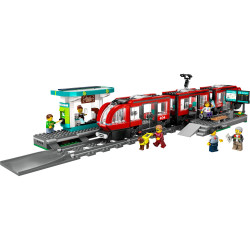 LEGO City Tramvaj a zastávka v centru města