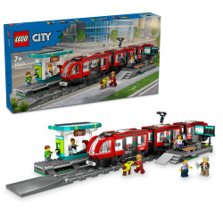 LEGO City Tramvaj a zastávka v centru města