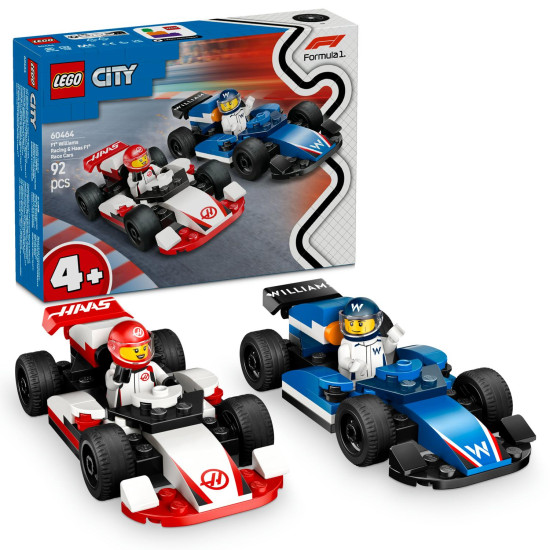 LEGO City Závodní vozy F1® Williams Racing a Haas F1®