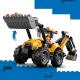 LEGO CITY 60480 Žlutý nakladač s rýpadlem