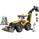 LEGO CITY 60480 Žlutý nakladač s rýpadlem