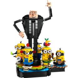 LEGO Já, padouch 4 Gru a mimoni z kostek