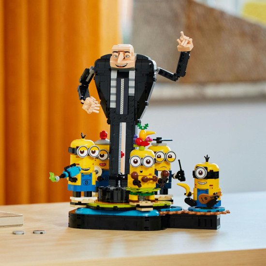 LEGO Mimoňi, film Já, padouch 4, stavebnice s Mimoňmi, figurky Mimoňů, Gru a Mimoňi, LEGO tanec a zábava