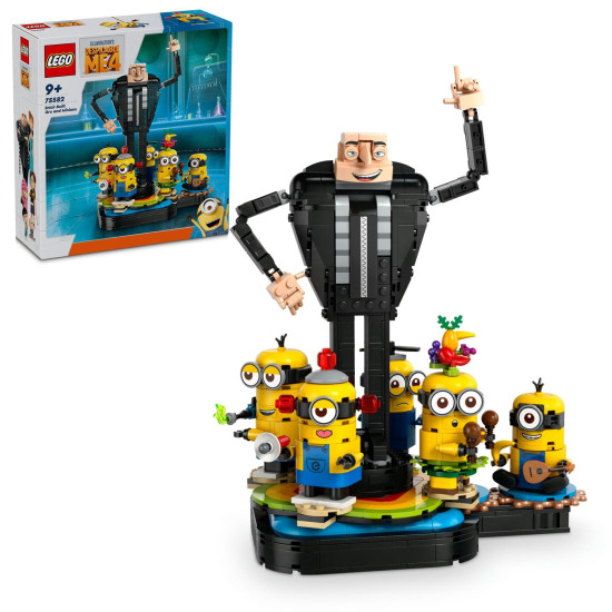 LEGO Mimoňi, film Já, padouch 4, stavebnice s Mimoňmi, figurky Mimoňů, Gru a Mimoňi, LEGO tanec a zábava