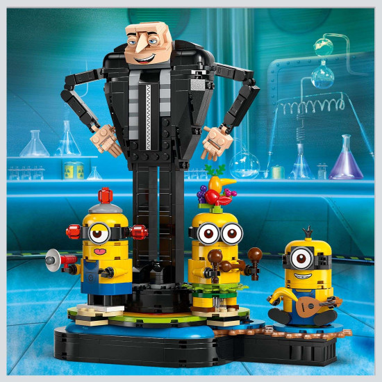 LEGO Mimoňi, film Já, padouch 4, stavebnice s Mimoňmi, figurky Mimoňů, Gru a Mimoňi, LEGO tanec a zábava