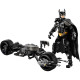 Sestavitelný LEGO Batman s motorkou, LEGO Batman v akci, LEGO Batman figurka s pohyblivými částmi, LEGO Batman s Bat-Pod