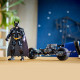 Sestavitelný LEGO Batman s motorkou, LEGO Batman v akci, LEGO Batman figurka s pohyblivými částmi, LEGO Batman s Bat-Pod