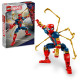 LEGO Iron Spider Man s robotickými pažemi, Pohyblivá figurka Iron Spider Man, LEGO Iron Spider Man akční pózy, Iron Spider Man s moderním brněním