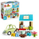 Vydejte se za velkým dobrodružstvím spolu se svým potomkem s modelem Pojízdný rodinný dům (10986) od LEGO® DUPLO®.