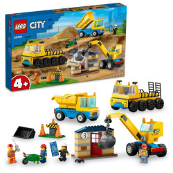 LEGO City Vozidla ze stavby a demoliční koule