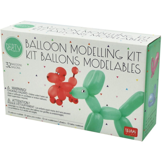 Tato sada obsahuje různé tvary a barvy balónků, které děti mohou modelovat a tvořit podle své fantazie.