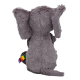 Šedá plyšová hračka slon Déglingos