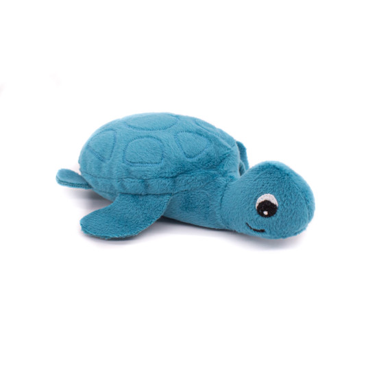 Modrá plyšová hračka Želva Maminka a miminko Déglingos