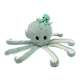Zelená plyšová hračka Chobotnice Maminka a miminko Déglingos