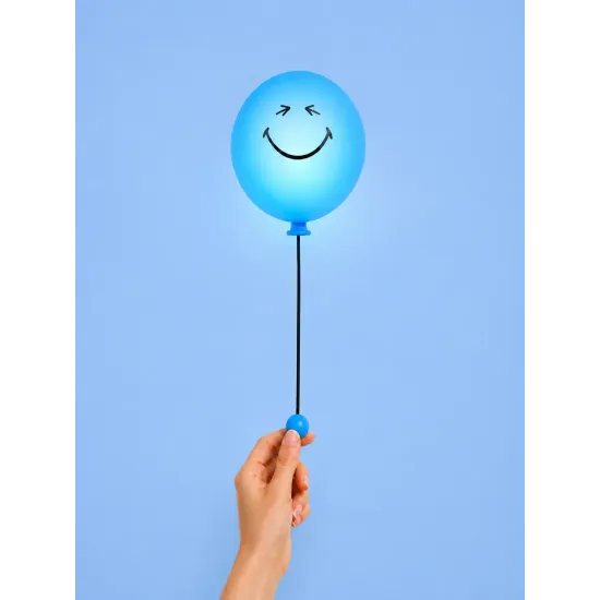 Dětské noční světlo MOB Bubbly Light Smiley World modrá