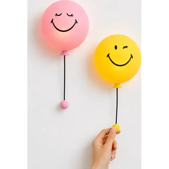 Dětské noční světlo MOB Bubbly Light Smiley World žlutá