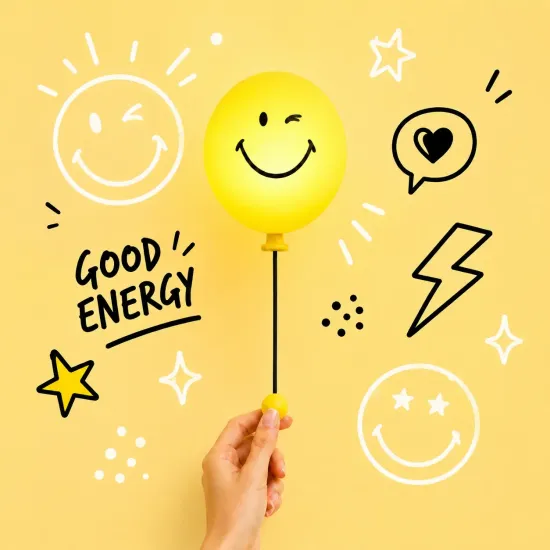 Dětské noční světlo MOB Bubbly Light Smiley World žlutá