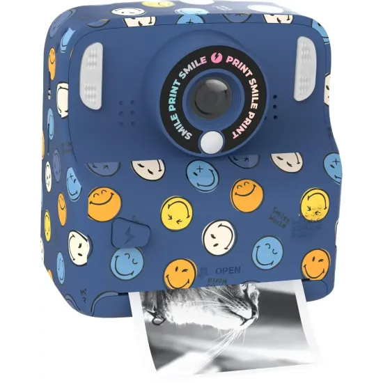 Dětský fotoaparát MOB Pixismiley Printing Camera modrá Dětský fotoaparát MOB Pixismiley Printing Camera modrá