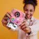 Dětský fotoaparát MOB Pixismiley Printing Camera růžová