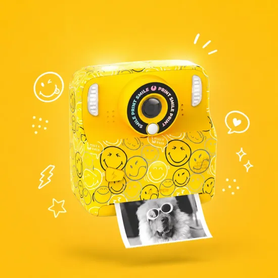 Dětský fotoaparát MOB Pixismiley Printing Camera žlutá