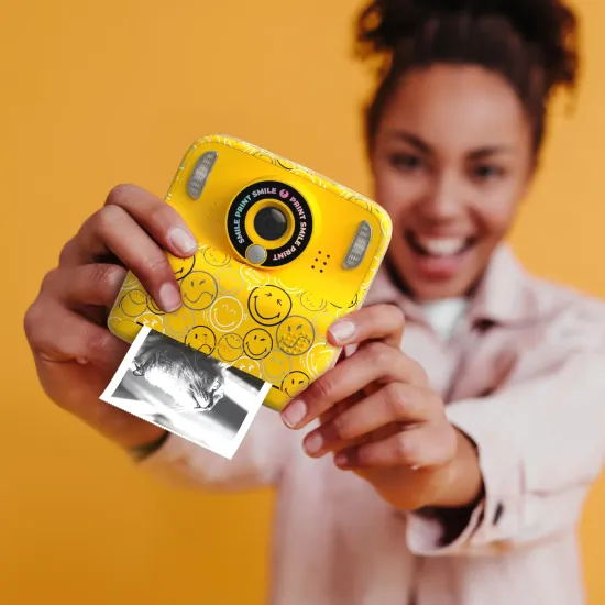 Dětský fotoaparát MOB Pixismiley Printing Camera žlutá