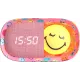 Dětský budík a noční světlo MOB Dreamy Clock Smiley růžová
