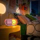 Dětský budík a noční světlo MOB Dreamy Clock Smiley růžová