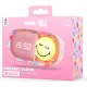 Dětský budík a noční světlo MOB Dreamy Clock Smiley růžová
