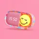 Dětský budík a noční světlo MOB Dreamy Clock Smiley růžová