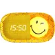 Dětský budík a noční světlo MOB Dreamy Clock Smiley žlutá