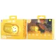 Dětský budík a noční světlo MOB Dreamy Clock Smiley žlutá