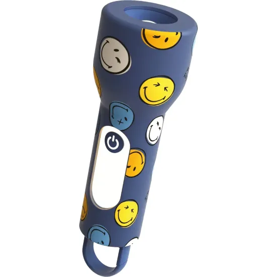 Dětská svítilna MOB Glowy Smiley Flashlight modrá