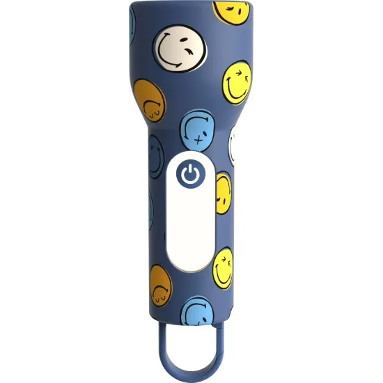 Dětská svítilna MOB Glowy Smiley Flashlight modrá