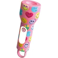 Dětská svítilna Glowy Smiley Flashlight Růžová