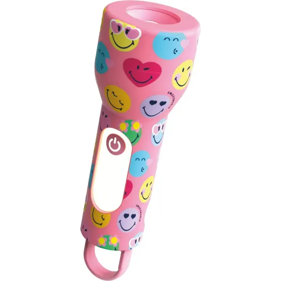 Dětská svítilna MOB Glowy Smiley Flashlight růžová