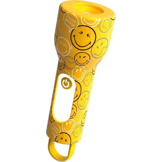 Dětská svítilna MOB Glowy Smiley Flashlight žlutá