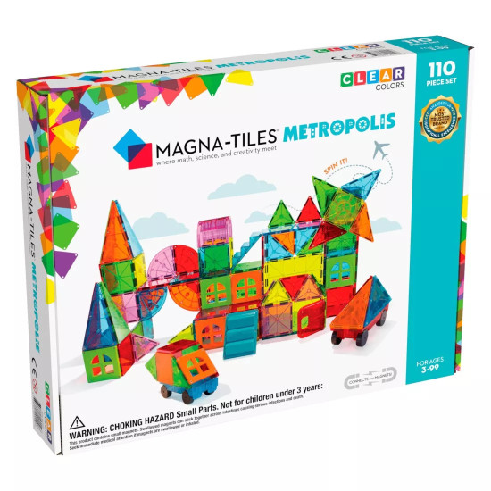 Magnetická stavebnice Metropolis 110 dílů Magna-Tiles