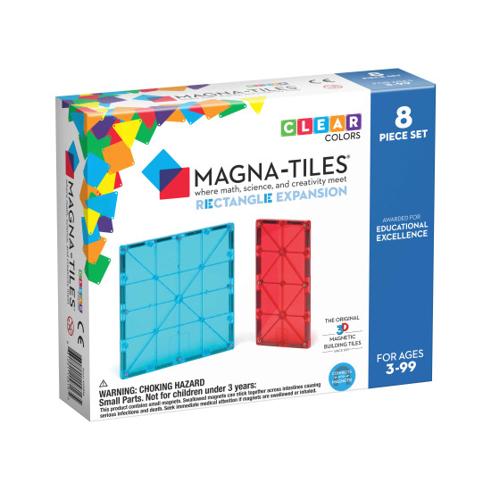 Objevte novou stránku stavění, když zkombinujete své nové geometrické tvary s jinými stavebnicemi Magna-Tiles®.