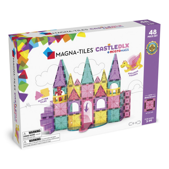 Magnetická stavebnice Magna-Tiles pro malé princezny.